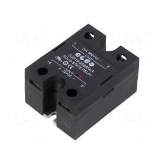 Relay: solid state | Ucntrl: 4÷32VDC | 25A | 48÷660VAC | -30÷80°C