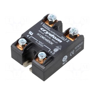 Relay: solid state | Ucntrl: 4÷32VDC | 50A | 48÷660VAC | -40÷80°C | IP00