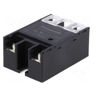 Relay: solid state | Ucntrl: 4÷32VDC | Icntrl: 20mA | 25A | 75÷250VAC