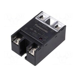Relay: solid state | Ucntrl: 4÷32VDC | Icntrl: 20mA | 40A | 75÷250VAC