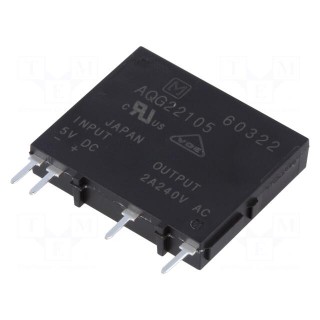 Relay: solid state | Ucntrl: 4÷6VDC | 2A | 75÷264VAC | Variant: 1-phase