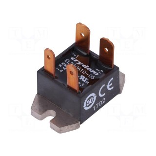 Relay: solid state | Ucntrl: 4÷8VDC | 10A | 24÷280VAC | -30÷80°C | IP00