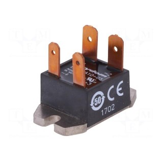 Relay: solid state | Ucntrl: 4÷8VDC | 10A | 24÷280VAC | -30÷80°C | IP00