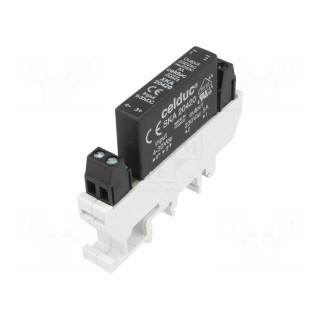 Relay: solid state | Ucntrl: 6÷30VDC | 3A | 12÷275VAC | DIN | -40÷80°C