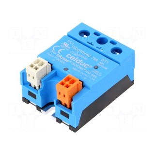 Relay: solid state | Ucntrl: 7÷30VDC | 75A | 150÷510VAC | -40÷100°C