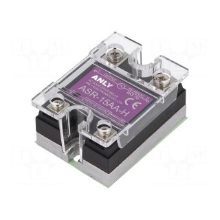 Relay: solid state | Ucntrl: 80÷280VAC | 15A | 48÷480VAC | Series: ASR