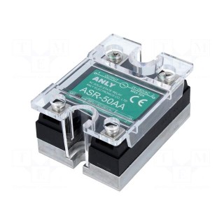 Relay: solid state | Ucntrl: 80÷280VAC | 50A | 24÷280VAC | Series: ASR