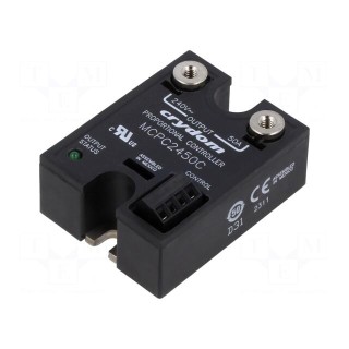 Relay: solid state | Ucntrl: 8÷32VDC | 50A | 180÷280VAC | on panel