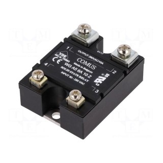 Relay: solid state | Ucntrl: 90÷280VAC | 10A | 24÷280VAC | -20÷80°C