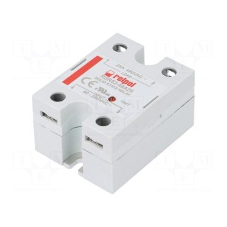 Relay: solid state | Ucntrl: 90÷280VAC | 25A | 48÷530VAC | -30÷80°C