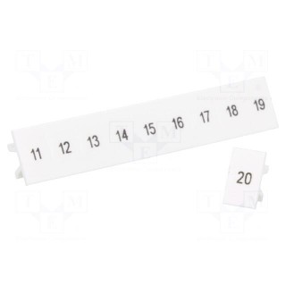 Relays accessories: label | Kit: 10 marker tags