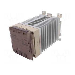 Relay: solid state | Ucntrl: 12÷24VDC | 15A | 100÷240VAC | 3-phase