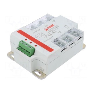 Relay: solid state | 25A | Uswitch: 24÷660VAC | 3-phase | Series: RSR62