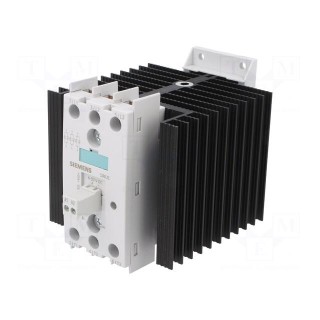 Relay: solid state | Ucntrl: 4÷30VDC | 30A | 48÷600VAC | 3-phase | DIN