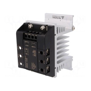 Relay: solid state | Ucntrl: 4÷30VDC | 40A | 48÷480VAC | 3-phase | DIN