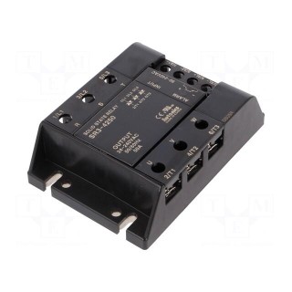 Relay: solid state | Ucntrl: 90÷240VAC | 50A | 24÷240VAC | 3-phase | DIN