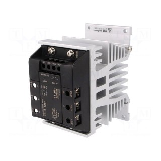 Relay: solid state | Ucntrl: 90÷240VAC | 50A | 24÷240VAC | 3-phase | DIN