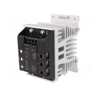 Relay: solid state | Ucntrl: 90÷240VAC | 50A | 48÷480VAC | 3-phase | DIN