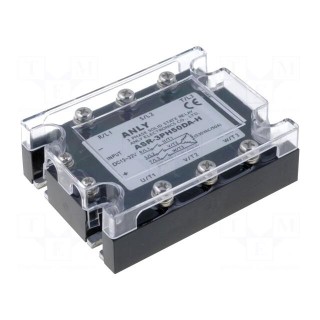 Relay: solid state | Ucntrl: 12÷32VDC | 50A | 48÷480VAC | 3-phase