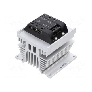 Relay: solid state | 75A | Uswitch: 24÷240VAC | 3-phase | on panel