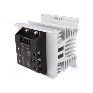 Relay: solid state | Ucntrl: 4÷30VDC | 75A | 48÷480VAC | 3-phase | DIN