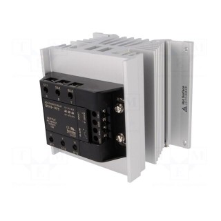 Relay: solid state | Ucntrl: 4÷30VDC | 75A | 48÷480VAC | 3-phase | DIN
