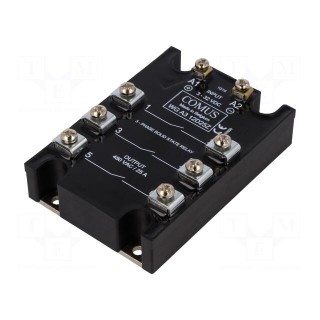 Relay: solid state | Ucntrl: 3÷32VDC | 25A | 24÷480VAC | 3-phase