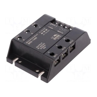 Relay: solid state | 50A | Uswitch: 48÷480VAC | 3-phase | Series: SR3