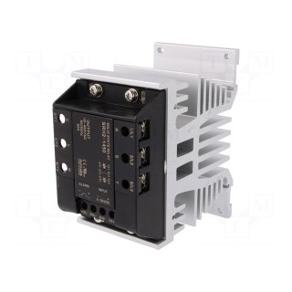 Relay: solid state | Ucntrl: 4÷30VDC | 50A | 48÷480VAC | 3-phase | DIN