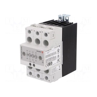 Relay: solid state | Ucntrl: 5÷32VDC | 20A | 42÷660VAC | 3-phase | IP20