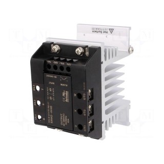 Relay: solid state | Ucntrl: 90÷240VAC | 40A | 48÷480VAC | 3-phase | DIN