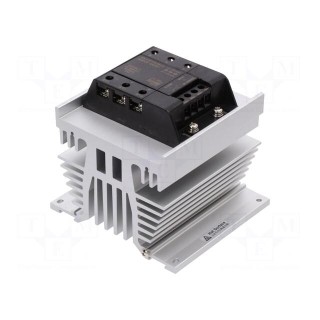 Relay: solid state | Ucntrl: 90÷240VAC | 75A | 48÷480VAC | 3-phase | DIN