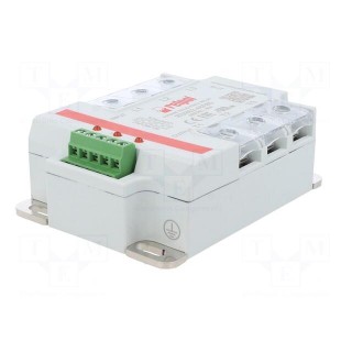 Relay: solid state | 80A | Uswitch: 24÷530VAC | 3-phase | Series: RSR62