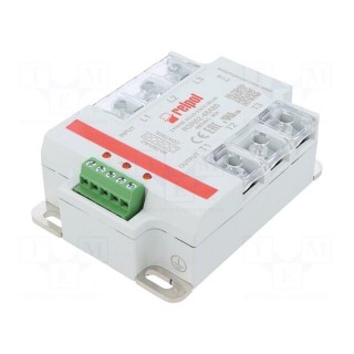 Relay: solid state | 80A | Uswitch: 24÷530VAC | 3-phase | Series: RSR62