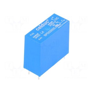 Relay: solid state | Ucntrl: 10÷30VDC | 5A | 0÷30VDC | Series: SPD
