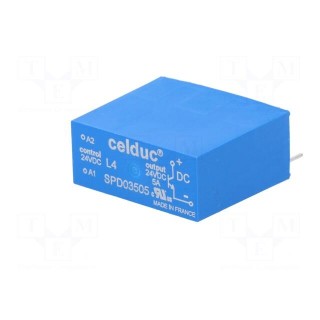 Relay: solid state | Ucntrl: 10÷30VDC | 5A | 0÷30VDC | Series: SPD