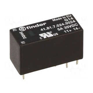 Relay: solid state | Ucntrl: 14÷32VDC | 5A | 1.5÷35VDC | -20÷60°C