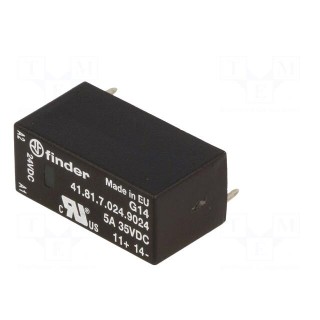Relay: solid state | Ucntrl: 14÷32VDC | 5A | 1.5÷35VDC | Series: 41.81