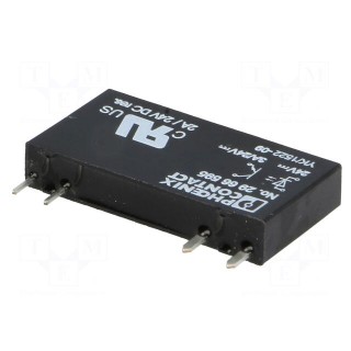Relay: solid state | Ucntrl: 19.2÷28.8VDC | 3A | 3÷33VDC | socket