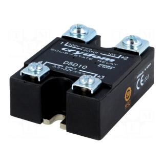 Relay: solid state | Ucntrl: 3.5÷32VDC | 10A | 1÷500VDC | Series: 1-DCL