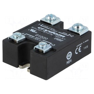 Relay: solid state | Ucntrl: 3.5÷32VDC | 20A | 1÷100VDC | Series: 1-DCL