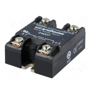 Relay: solid state | Ucntrl: 3.5÷32VDC | 7A | 1÷400VDC | Series: 1-DCL