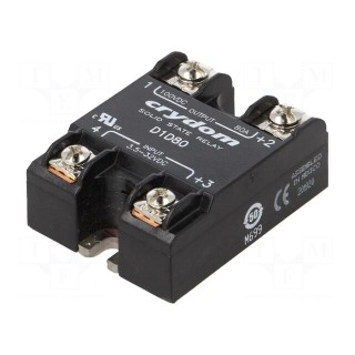 Relay: solid state | Ucntrl: 3.5÷32VDC | 80A | 1÷100VDC | Series: 1-DC