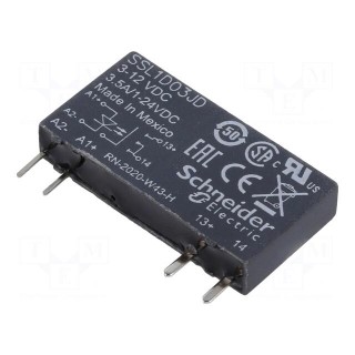 Relay: solid state | Ucntrl: 3÷12VDC | max.24VDC | socket | Series: SSL