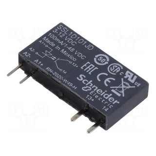 Relay: solid state | Ucntrl: 3÷12VDC | max.48VDC | socket | Series: SSL