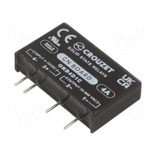 Relay: solid state | Ucntrl: 4÷10VDC | Variant: current source | 4A