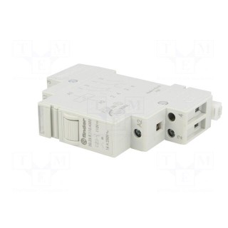 Relay: installation | bistable | NC + NO | Ucoil: 110VDC | 16A | IP20