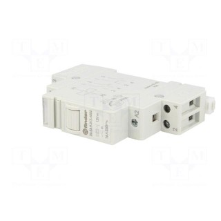 Relay: installation | bistable | NC + NO | Ucoil: 12VDC | Mounting: DIN