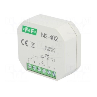 Relay: installation | bistable | NO | Mounting: in mounting box | 10A