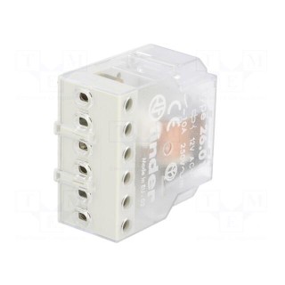 Relay: installation | bistable,impulse | NO | Ucoil: 12VAC | 10A | IP20